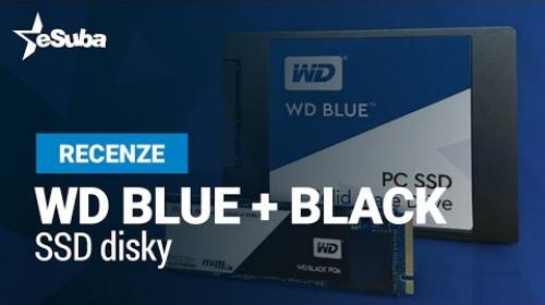 Embedded thumbnail for WD BLUE + BLACK SSD disky s Pratelickem
